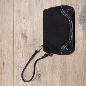 Coach Monogram Wristlet